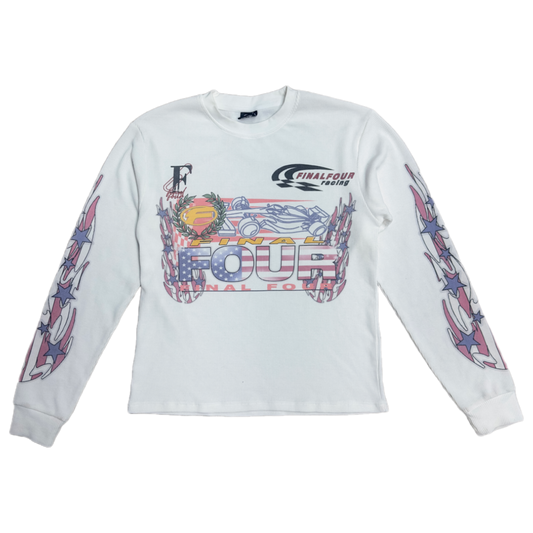 RACING LONG SLEEVE WHITE